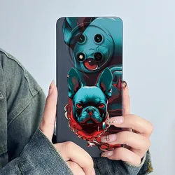 Charming Cartoon Flower Silicone Protective Phone Case for Honor X9c 5G (HEI-TYHEI0304)