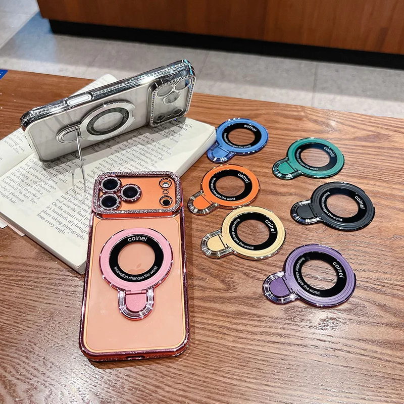 Ultra-Thin Invisible Folding Magnetic Phone Ring Grip Holder