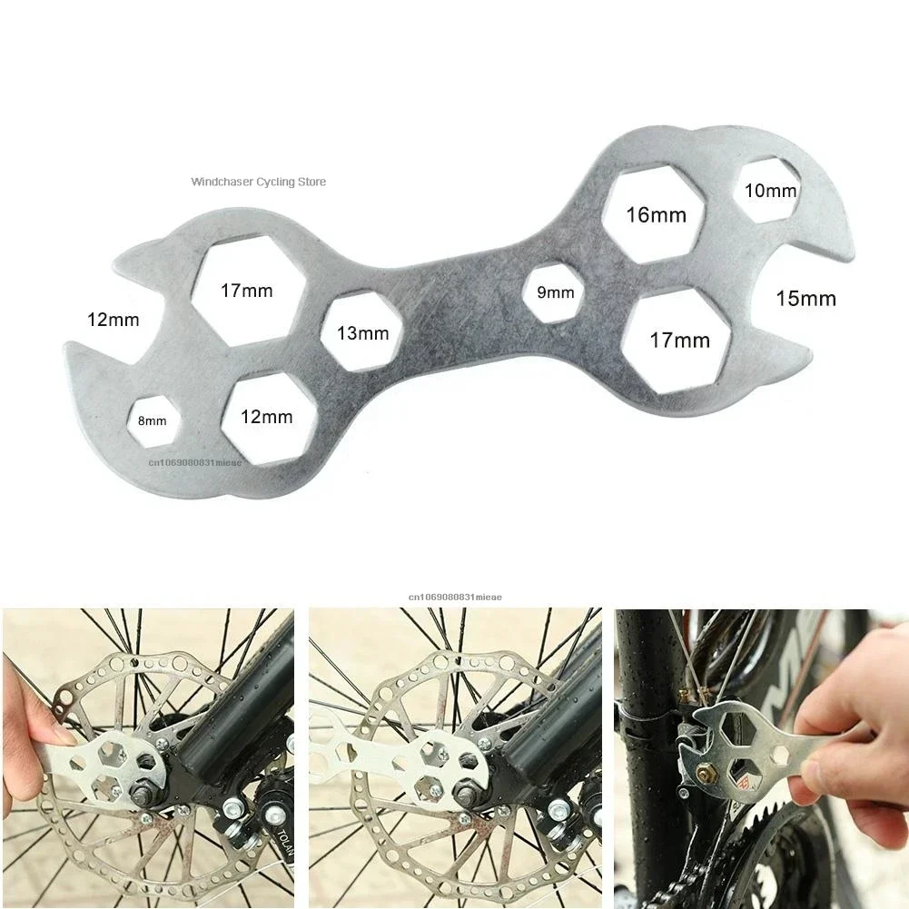 Kit D'outils 10-en-1 Mini Et Plat Pour Vélo - Clés Hexagonales Portables