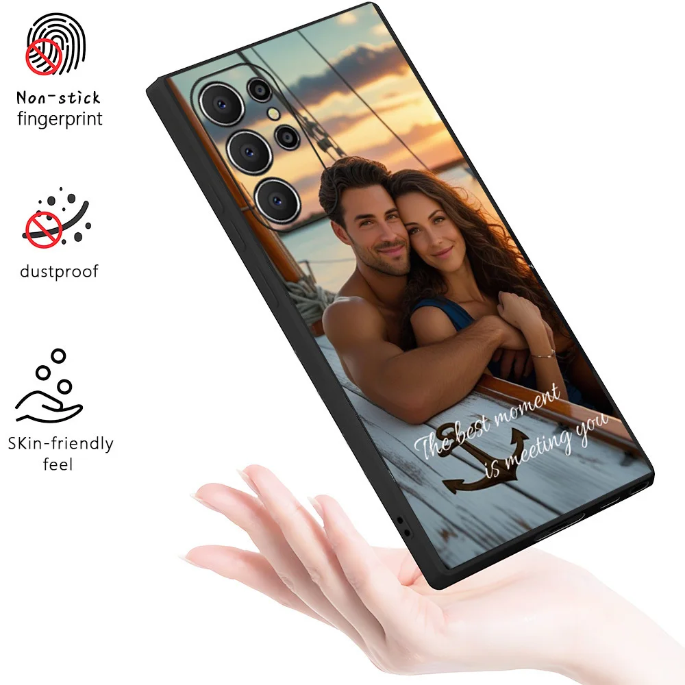 Custom Couple Photo Soft Phone Cases - Personalized DIY Design