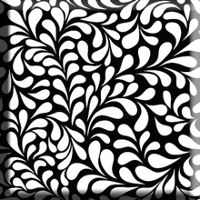  Black White Pattern Photo Square Glass Cabochon Demo Flat Back Making Findings 12mm/20mm/25mm  F1700 