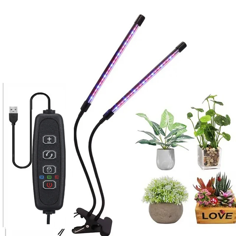 USB-Powered LED Full Spectrum Grow Light for Indoor Plants and Greenhouses
