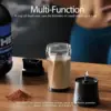 Portable Blender Cordless Self-Cleaning Mini Blender with Lid Silent Mini Travel Blender with Stainless Steel Blades USB Charge 6