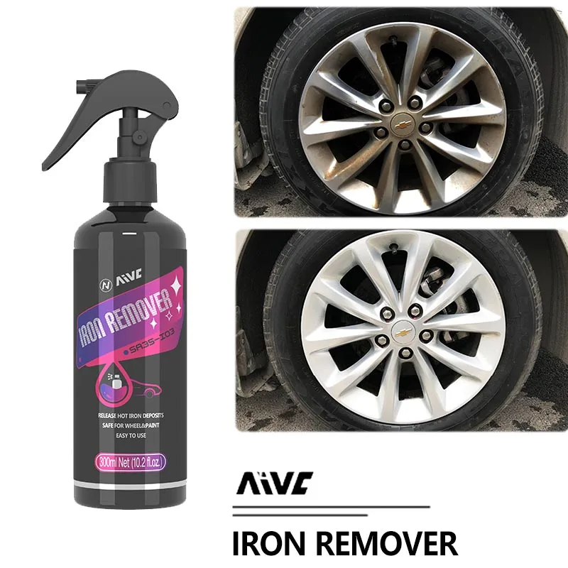 CarIronRemoverWheelMetalRustDustRemovalSprayBrakeHubCleaner
