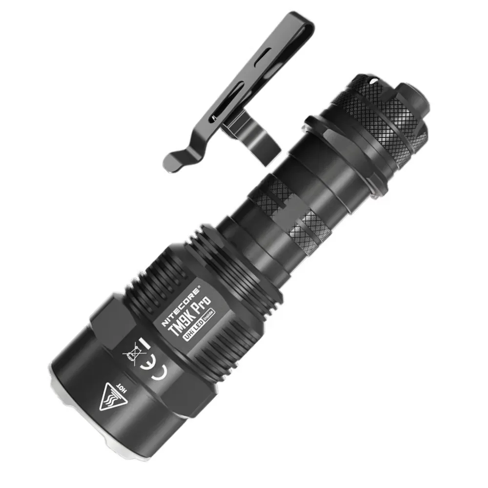 Rechargeable Tactical Flashlight with 3 UHi LEDs for Self Defense