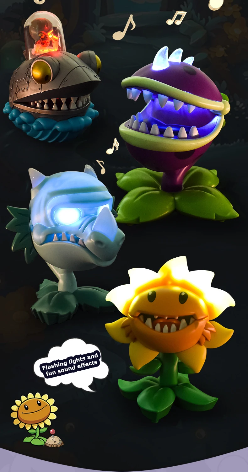 Plants vs Zombies 2 Tricky Toys Sunflower Chomper Genuine Licensed