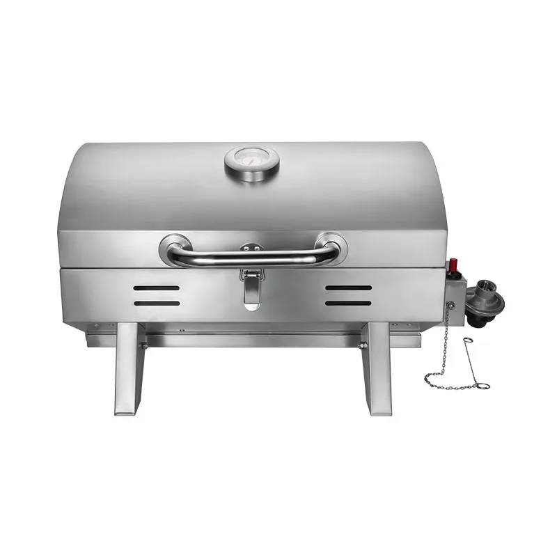 

Outdoor BBQ Portable RV Camping Outing Stainless Steel Gas BBQ Grill