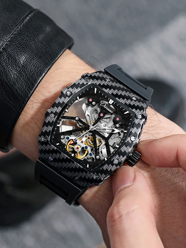 Watch Man Tourbillon Luxury Skeleton Wristwatch Male Clock New Gifts Relogio Masculino mechanical watch