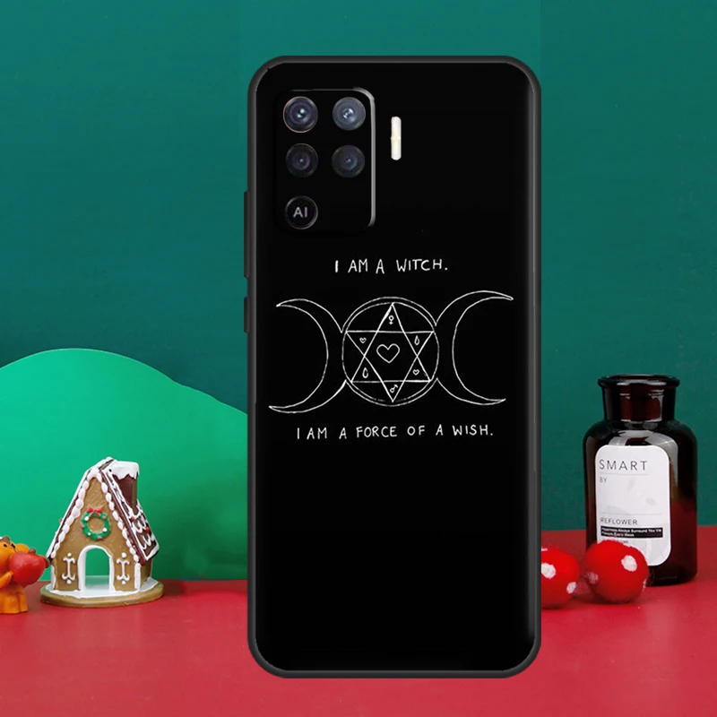 Witchcraft Halloween Dark Witch Cat Phone Case