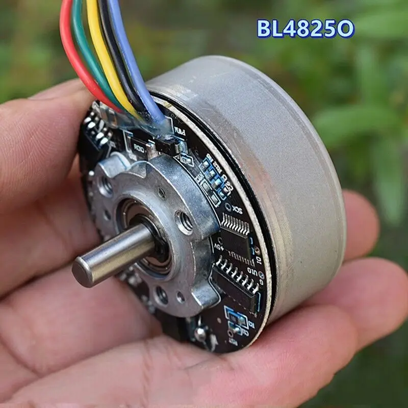 미니 48mm BL4825O 12V 14.4V 24V 4000RPM BLDC 브러시리스 모터 근막 총용 고 토크 가역 PWM 속도 조절