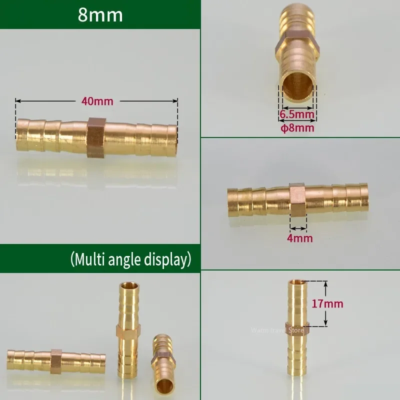 Versatile Brass Pipe and Hose Connector
