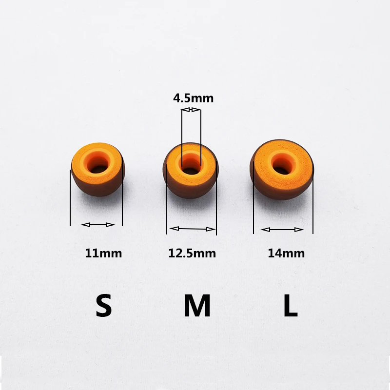 Memory Foam Earphones Silicone Case In-ear Covers Earbud Tips Ear Caps Eartips