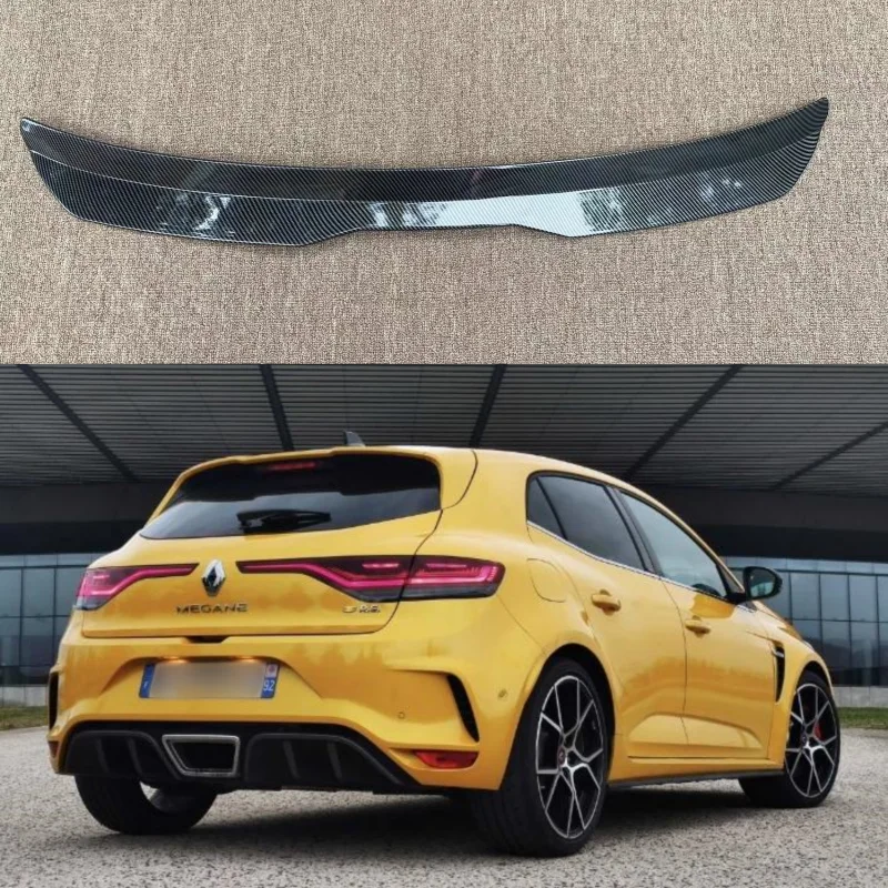 Подходит для 2016 - 2020 Renault Megane 4 MK4, спойлер для хэтчбека, Универсальный Автомобильный задний спойлер на крышу заднего крыши для Megane GT RS RS300