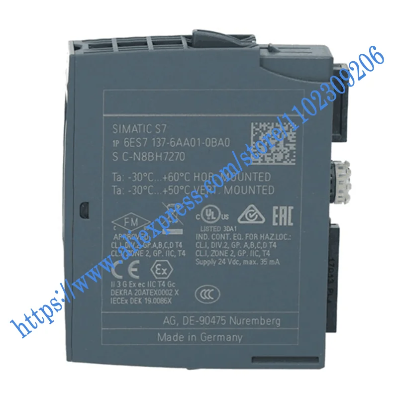 

100% Working and New Original Plc Controller 6ES7137-6AA01-0BA0 6ES 7137-6AA01-0BA0 Moudle Immediate delivery