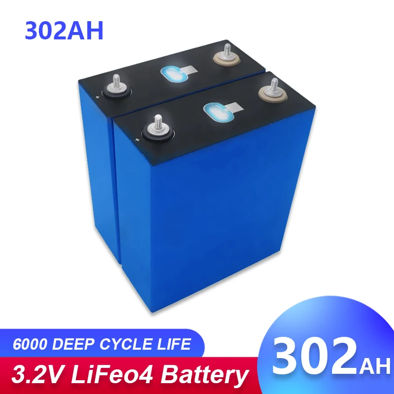 3.2V 302Ah 300Ah Lifepo4 High Voltage Lithium Battery Cell Batteries