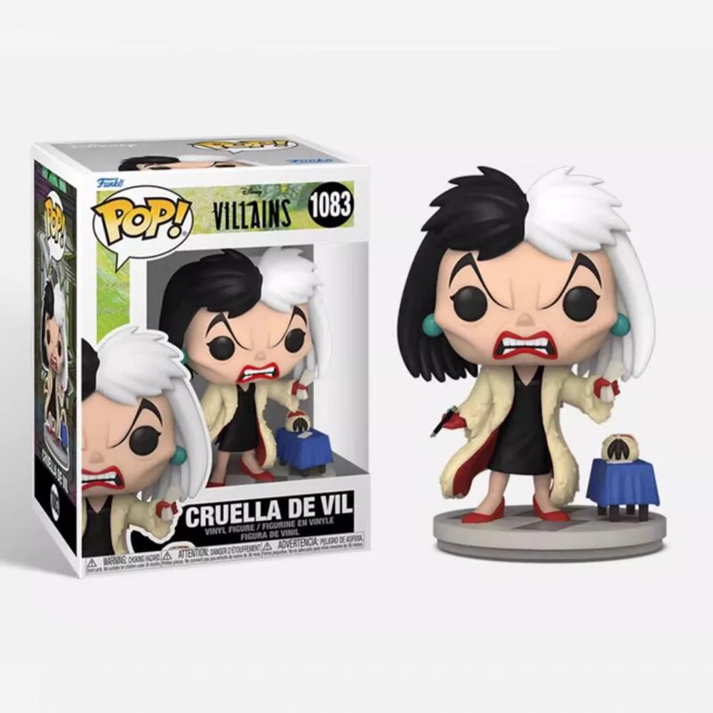 thumbnail image 1 of Funko   Villians tain Hook#1081 Evil Que #1079 Lady Tremaine #1080 Vinyl Action Figures Dolls Toys Gift for Kids, 1 of 5