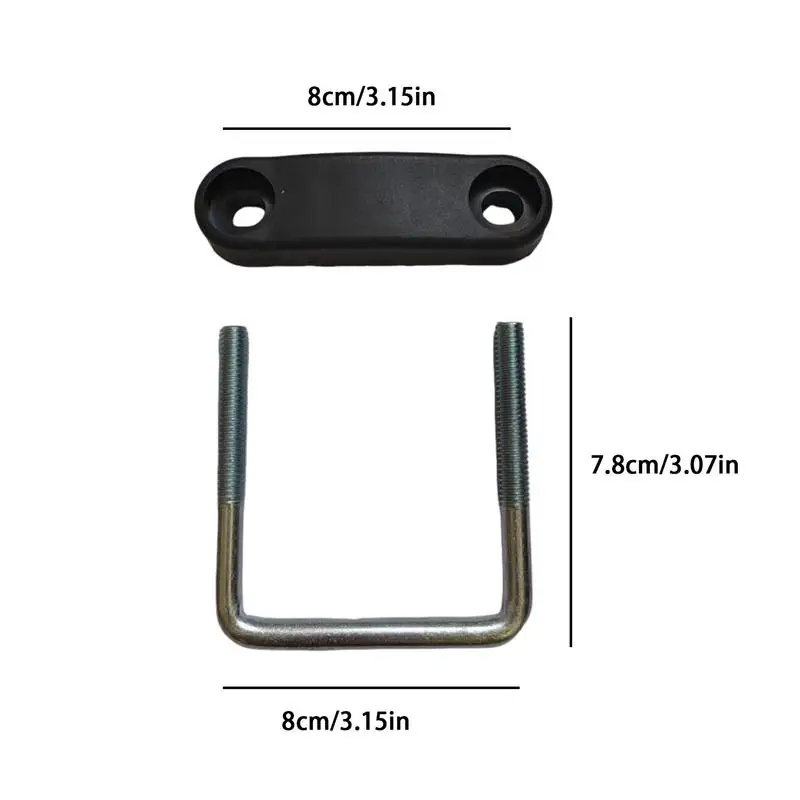 Roof Rack Clamps - Mounting Fitting Lock Nuts Roof Box U-Bolt Clamps - Metal U-Bracket Clips With Lock Nuts Detachable Bar Baggage Rack Clips For Most Cars, Cargo Racks - Canada