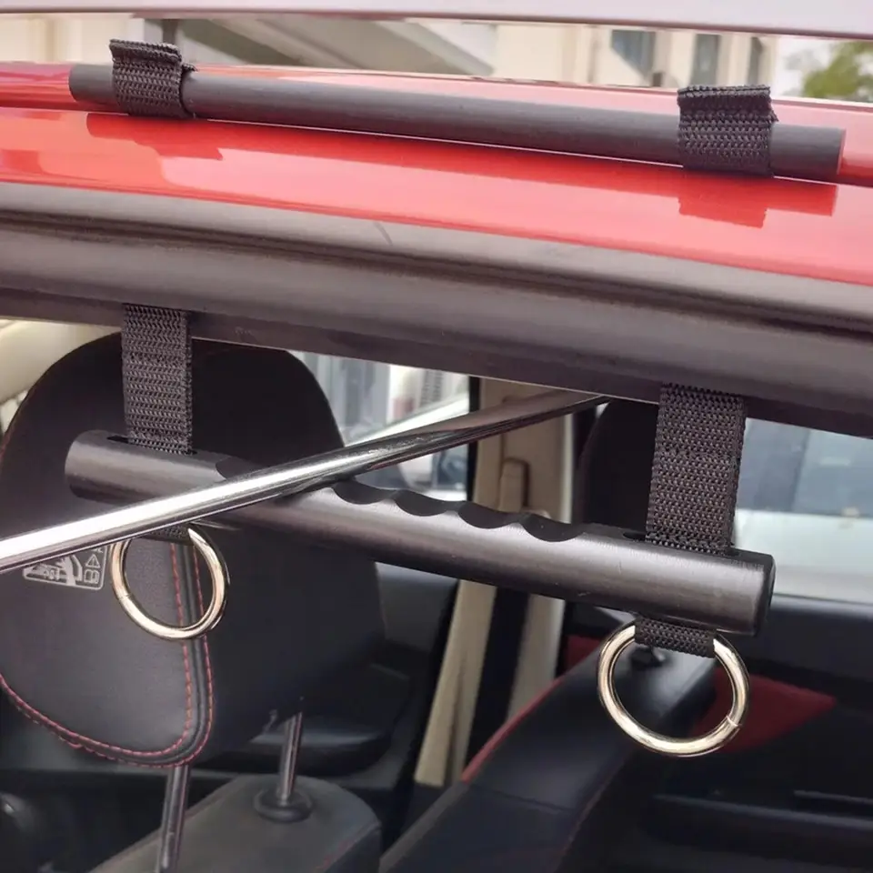 Cinturino in nylon per auto con gancio in metallo