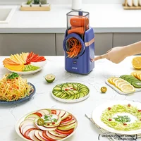 Electric Chopper Slice Grater Household Kitchen Multi-Function Roller Shredded Potatoes Grater  Bread Slicer Machine 1