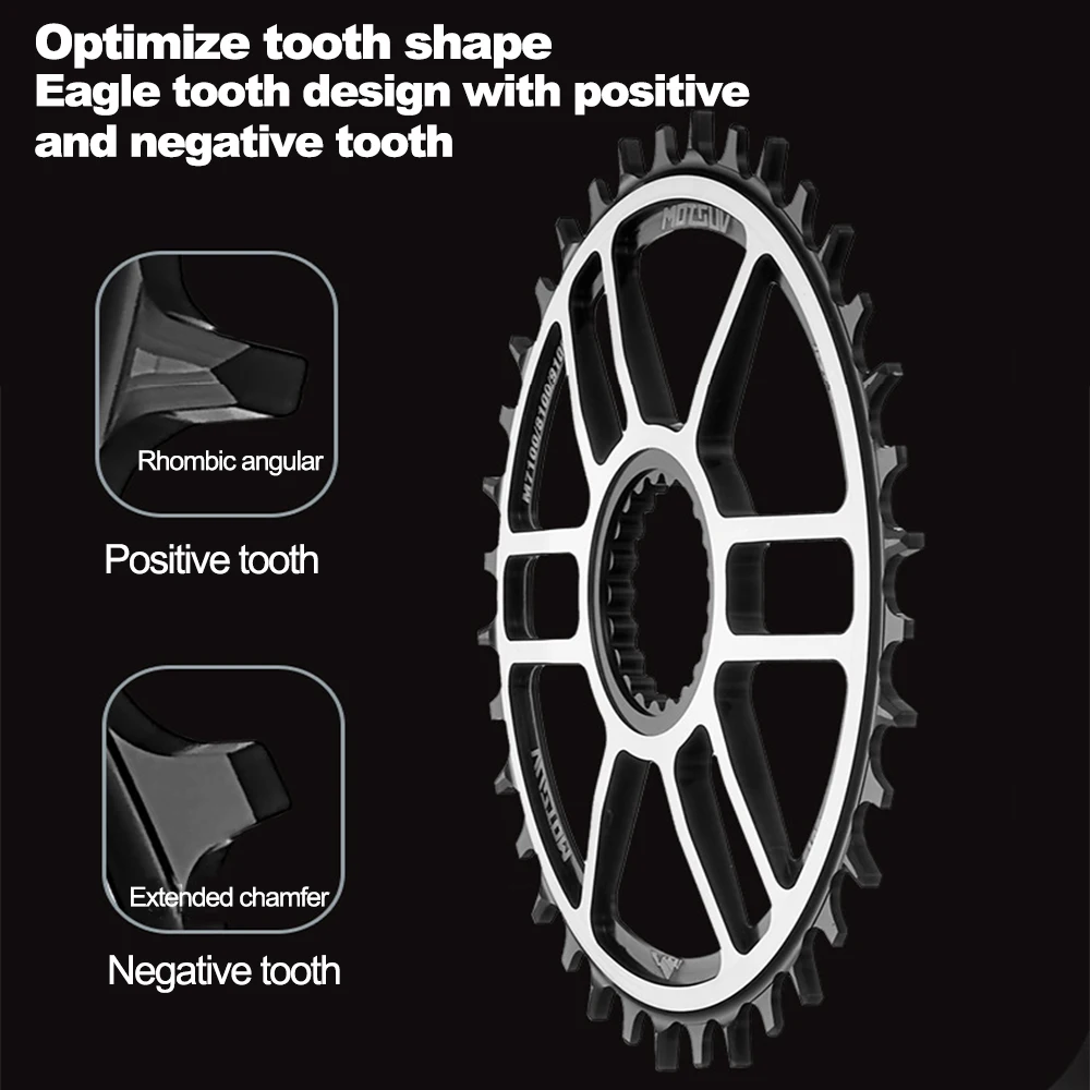 MOTSUV 12s Chainrings 30T/32T/34T/36T/38T/40T SHIMANO Direct Mount Crank FC-M9100 FC-M8100 FC-M7100 SM-CRM95 SM-CRM85/CRM75 bike chainring bicycle parts