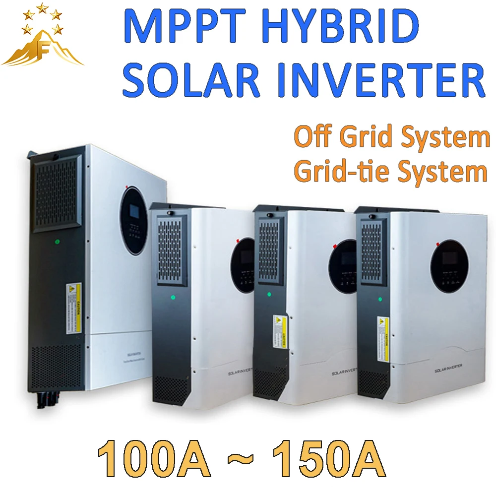 อินเวอร์เตอร์พลังงานแสงอาทิตย์อัจฉริยะสำหรับบ้าน 11KW 500V พร้อม WIFI รองรับแผงโซลาร์เซลล์ 3KW 5KW 6KW 220V 230V ระบบไฮบริดสำหรับระบบออนกริดและออฟกริด 1