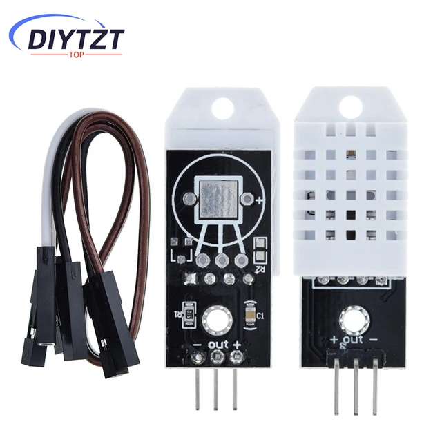 DIYTZT 1/5PCS DHT22 Digital Temperature and Humidity Sensor AM2302 Module+PCB with Cable For Arduino 3