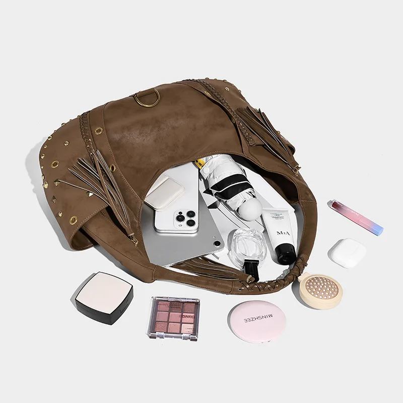 Trendy Design Large Tote Handbags and Purses Women Shoulder Bags New Vegan Leather Ladies Travel Shopping Bag High Quality