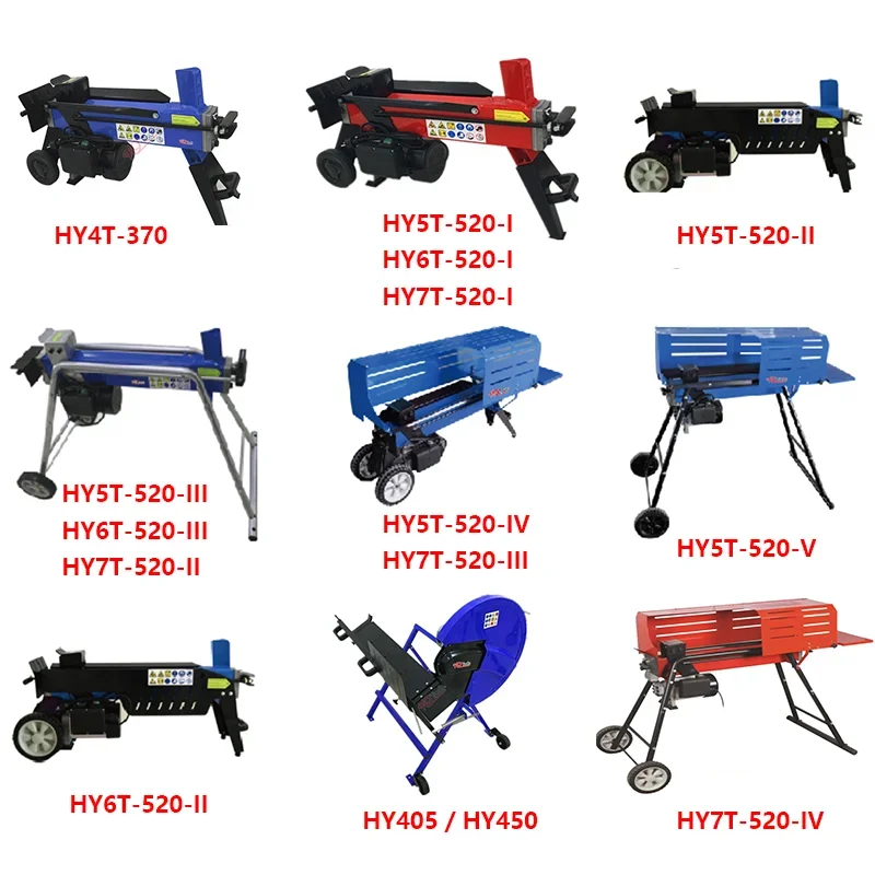 5 Ton Hydraulic Electric Small Wood Mechanical Log Splitter For Sale HY5T-520-I