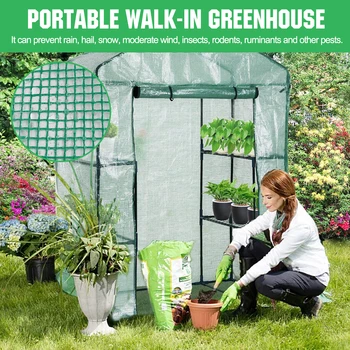 Couverture de Serre Imperméable et Chaude pour Plantes d'Niket d'Extérieur, user inage, user inière, Fleurs, Salle de Soleil, 2023 1
