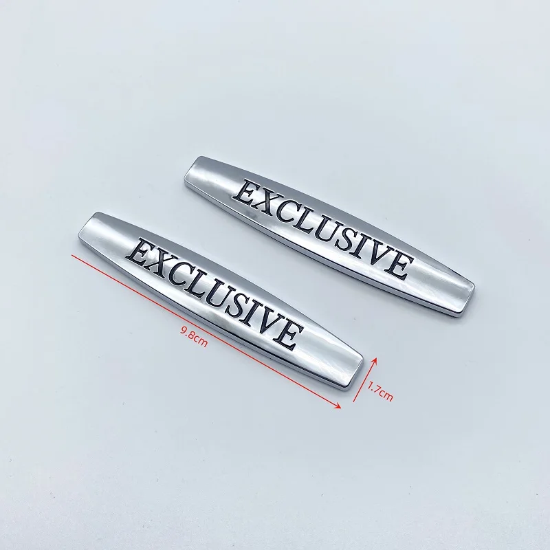 2pcs 자동차 엠블럼 트렁크 배지 자동 데칼 그랜드 에디션 메르세데스 BMW 아우디 도요타 혼다 폭스 바겐 시보레 전용 스티커