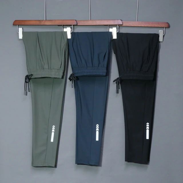 Summer Sports Trousers Men's Elastic Running Fitness Sweatpants