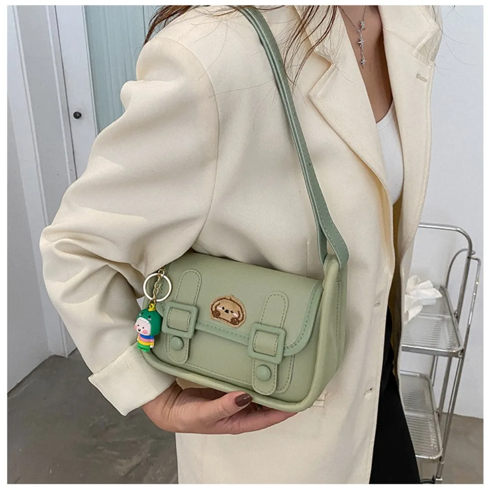 

PU PU Handbag High Quality Square Shape Crossbody Bag Retro Shoulder Bag