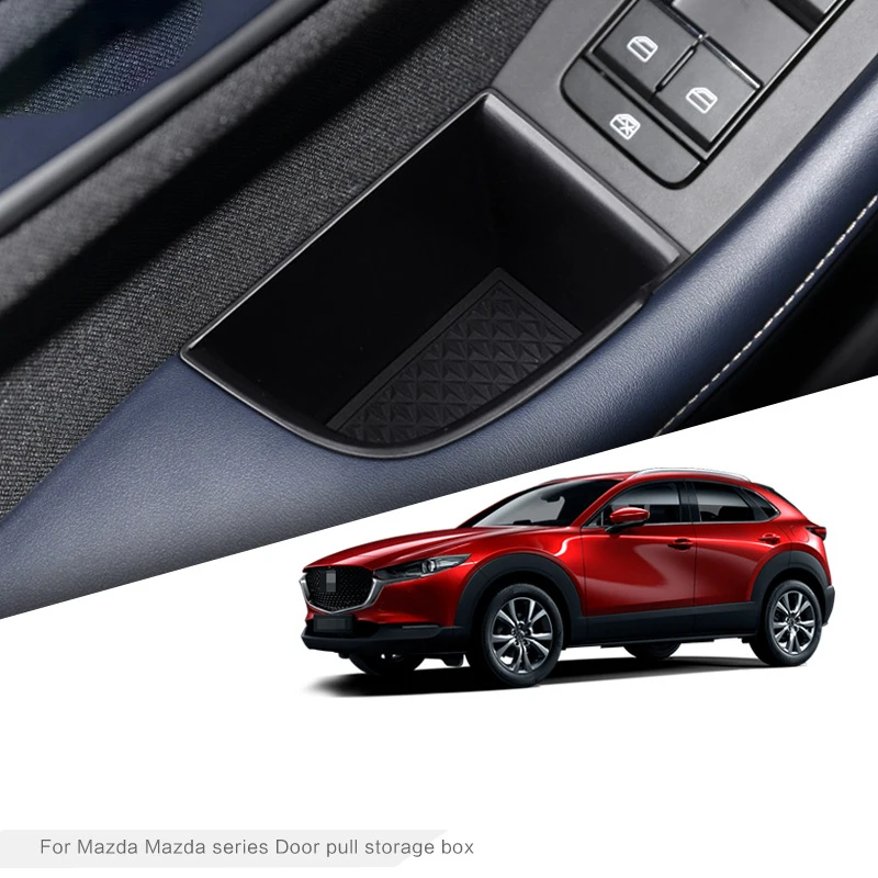 

Ящик для хранения на боковой двери автомобиля для Mazda 3 CX-30 2020-2022, органайзер на подлокотник на дверь автомобиля, контейнер для планировки, аксессуары для интерьера автомобиля