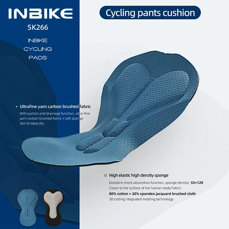 INBIKE Outdoor Cycling Pants Men's Team Road Cycling Pants Men's Breathable Comfort Quick Dry Padded Sweatpants