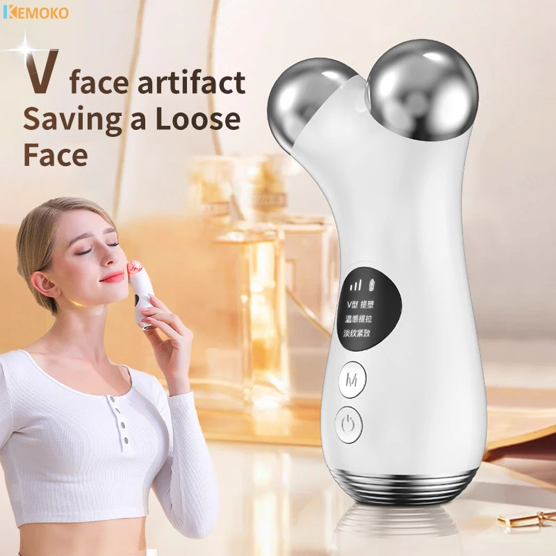 NEW Electric Face Massager Micro-Current EMS Facial Sonic Vibration Facial Lifting Skin Tighten Massage Portable Beauty Devices wireless video watch style baby monitor portable shock vibration baby nanny cry alarm camera night vision temperature monitoring