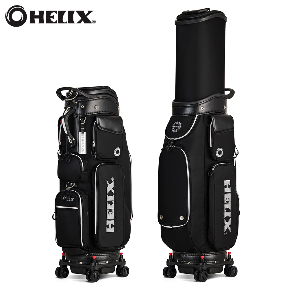 HELIX Golf Travel Bag with Wheels Lightweight and Durable Nylon 6