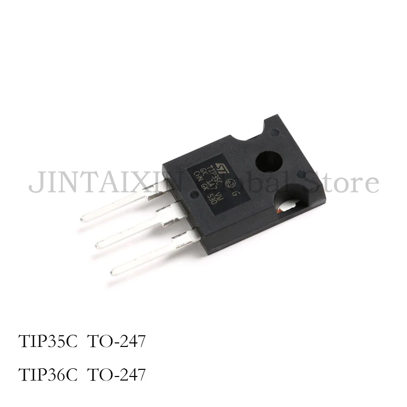 

10 шт., транзистор TIP35C TIP35 TIP36C TIP36 TO-247 25A 100 в NPN Darlington