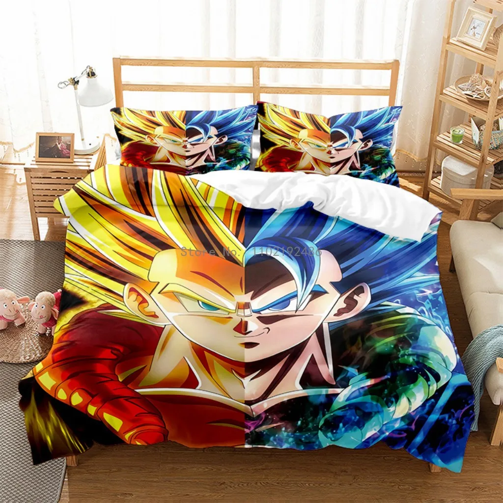 Bueno Folleto Ligado Ropa De Cama Dragon Ball Presentador Interrumpir 