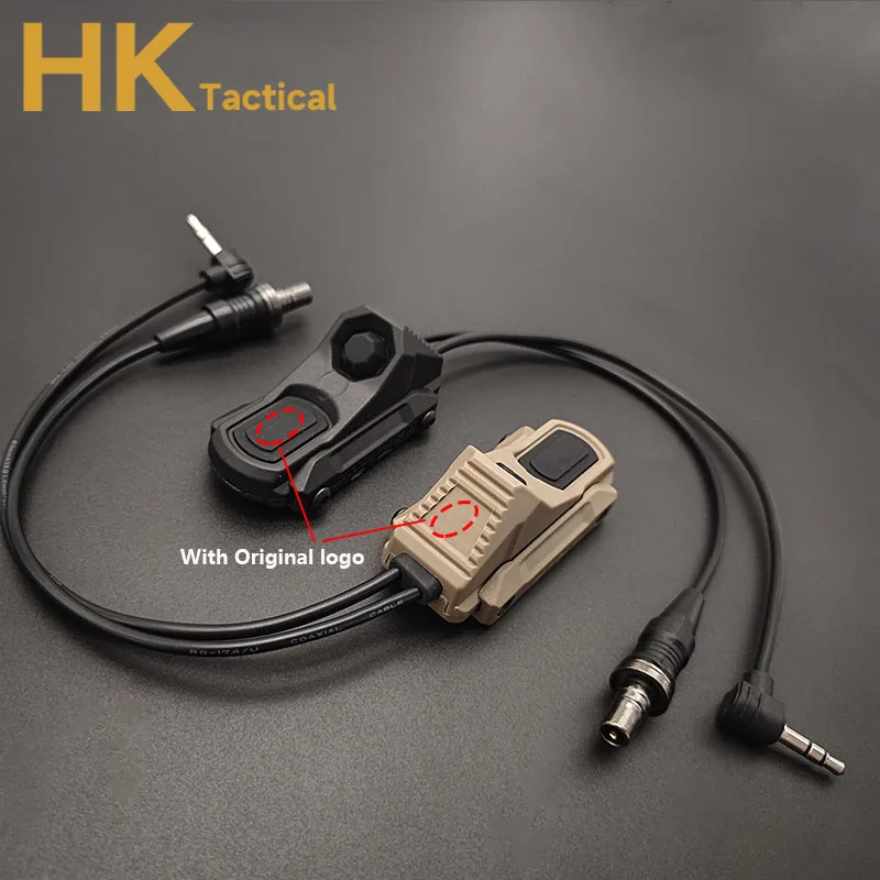Tactical Axon Pressure Switch Button Remote Dual Function