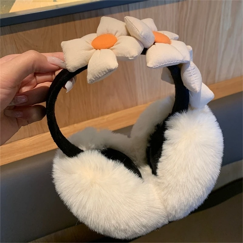 

Fashionable Plush Ear Muffs for Riding Skiing Keep Warm Outdoor
