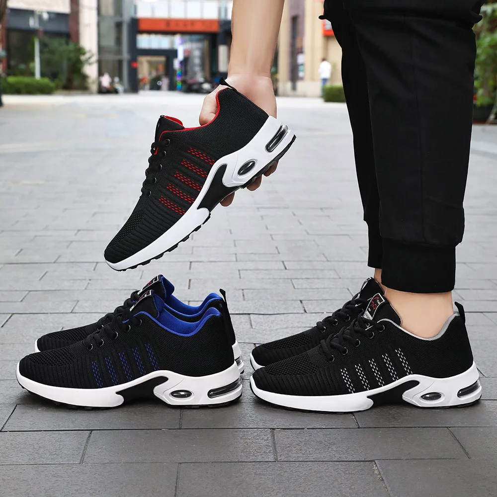 Men's sneakers Summer Men 2024 new men's shoes breathable lace-up lightweight running shoes