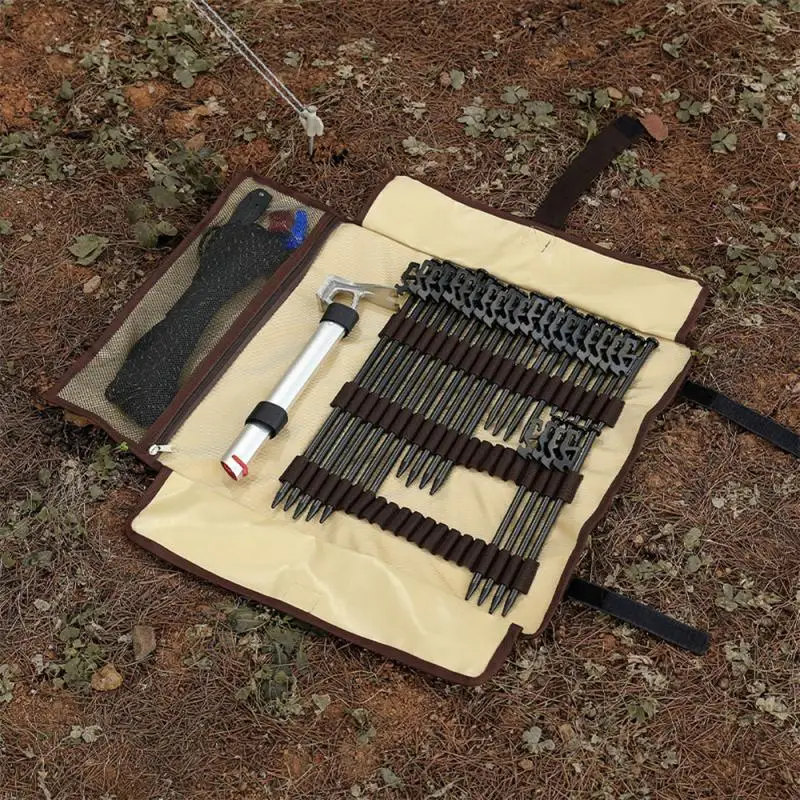 

Сумка для хранения и переноски цвета хаки, простая портативная, прочная, для кемпинга, искусственная ткань Оксфорд 600d