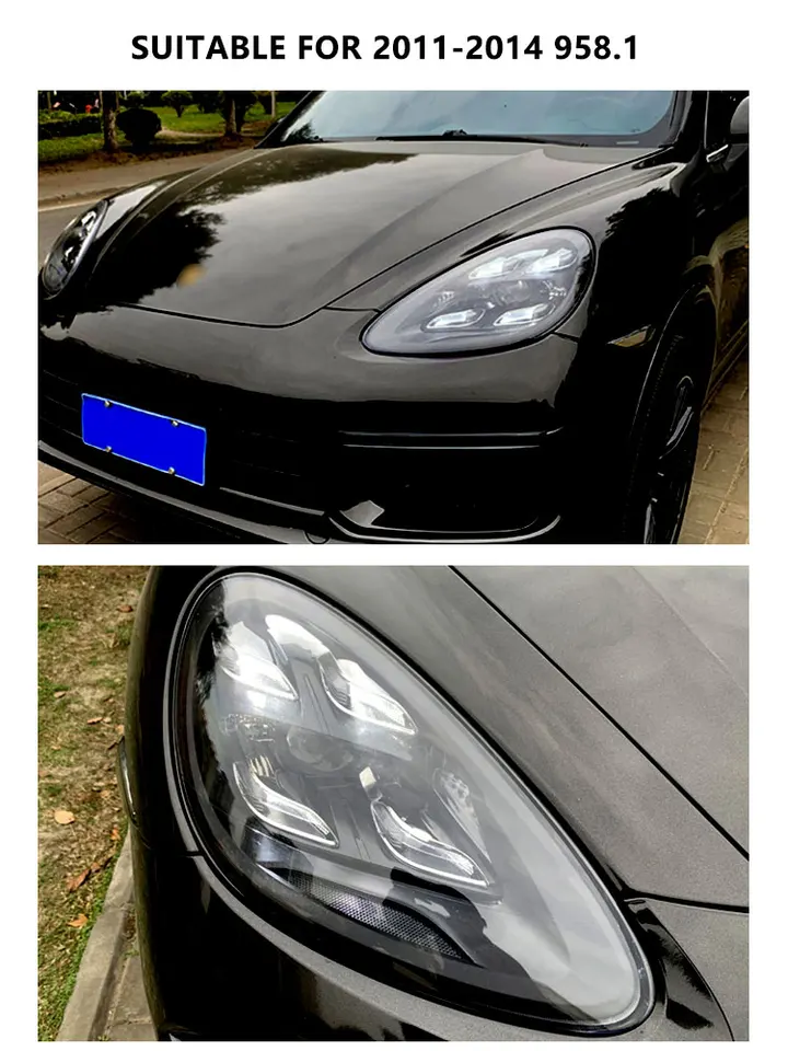 ポルシェ カイエン 2011-2018 高品質 LED ヘッドライト 958.1 958.2 