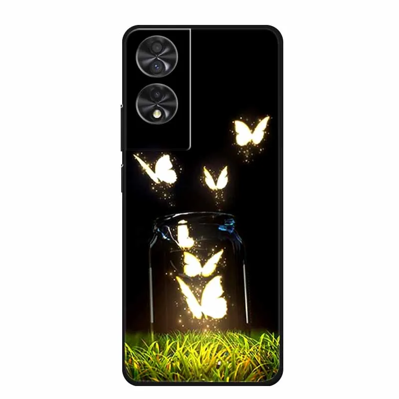 Animal Cartoon TPU Soft Silicone Phone Case Cover with Wolf Design