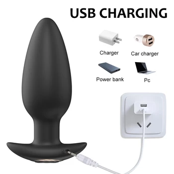 Anal Plug Vibrator Female Vibrators Male Wireless Prostate Butt Plug Portable Gay Sex Toys Waterproof Massager Couple 10 Modes 5