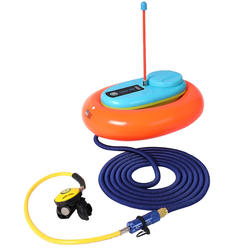 Portable Hookah Diving System Battery Power Diving Compressor With Floating Life Buoy