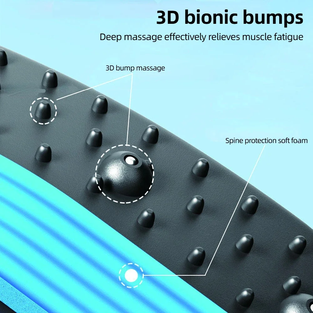 Back Massager Stretch Lumbar Support Relaxation Spine Pain Relief Vertebral Relaxer Stretches The Lower Traction Corrects Waist