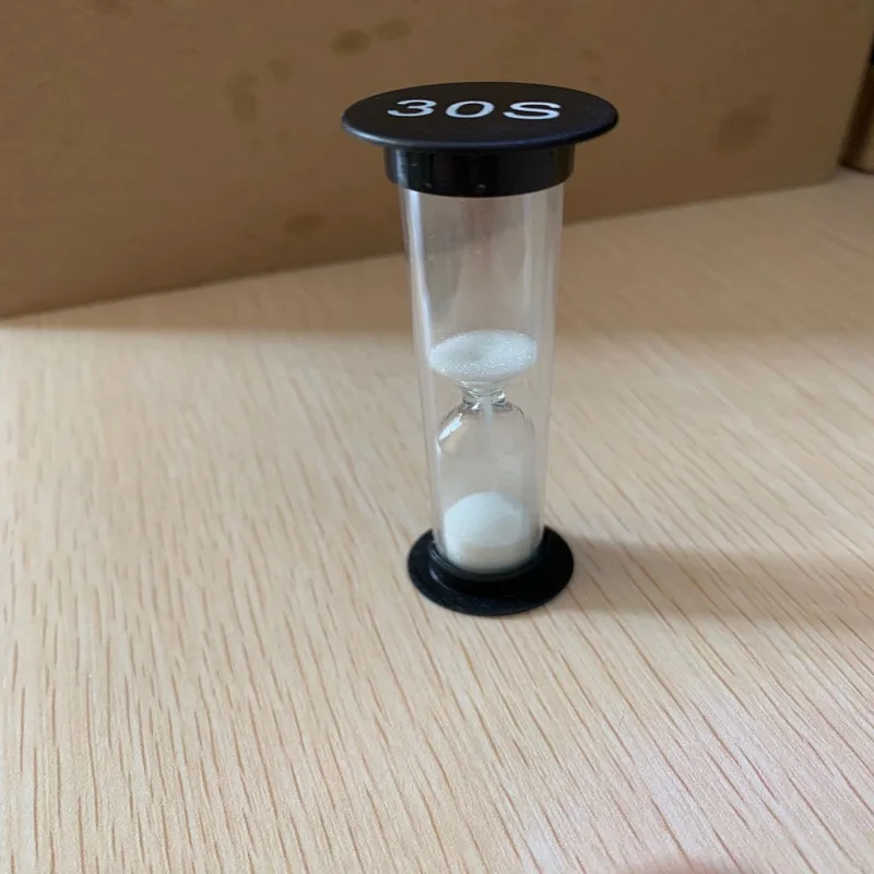 30S Classroom Game Sand Clock Watch Montessori Toys Plastic Hourglass Sandglass Sandy Timer Gift Home Decoration 1pc sand timer liquid hourglass timer colored hourglass