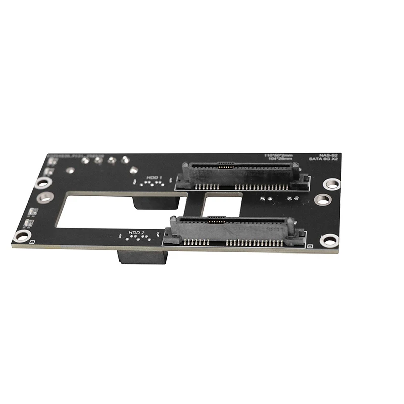 2/3 Bay SATA 2,5/3,5 Zoll Festplatte Backplane NAS Chassis Adapterplatte SATA Große 4D Netzteil Speicher Server Backplane – Detail 6