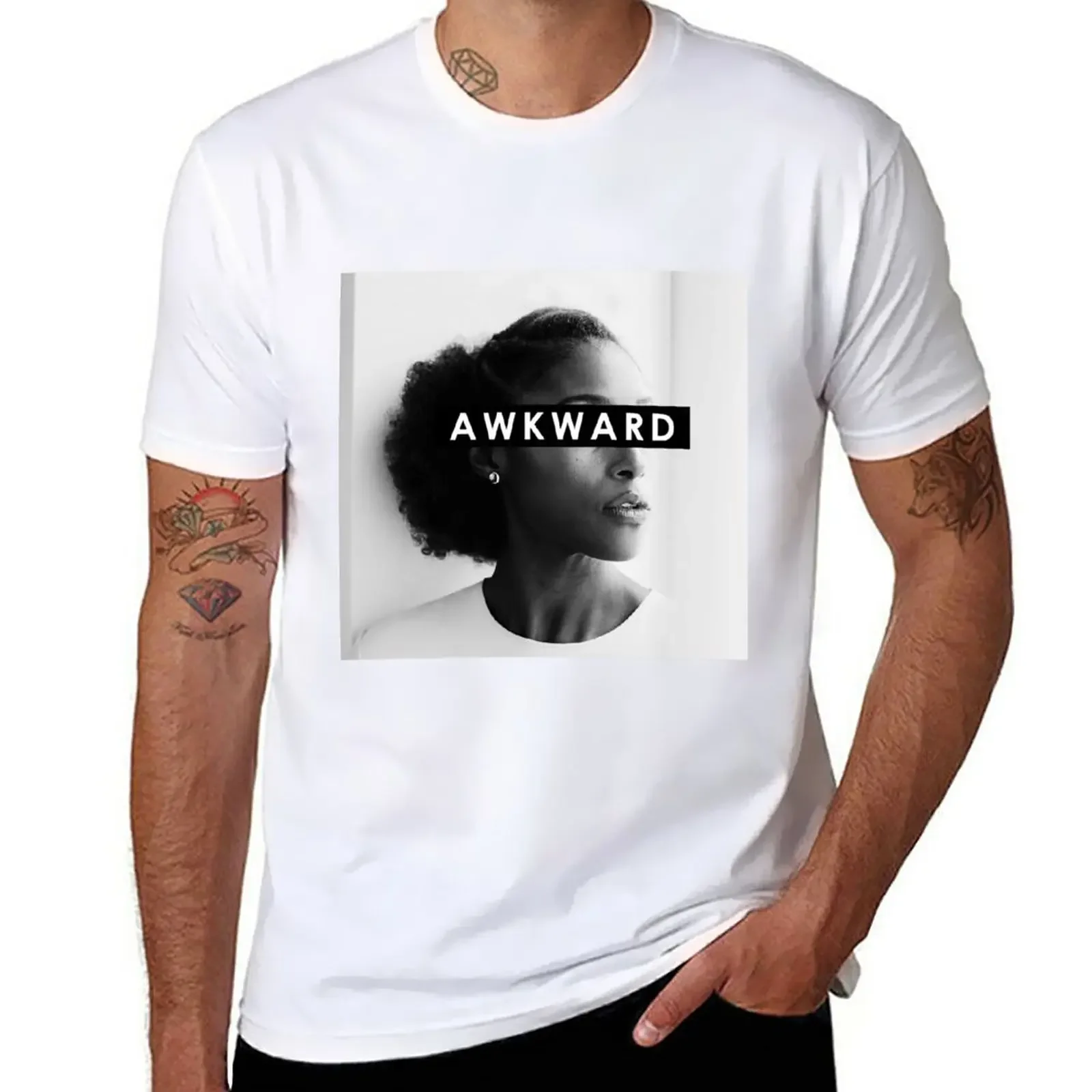 

Awkward Blk Girl T-Shirt blacks graphics Men's t-shirt